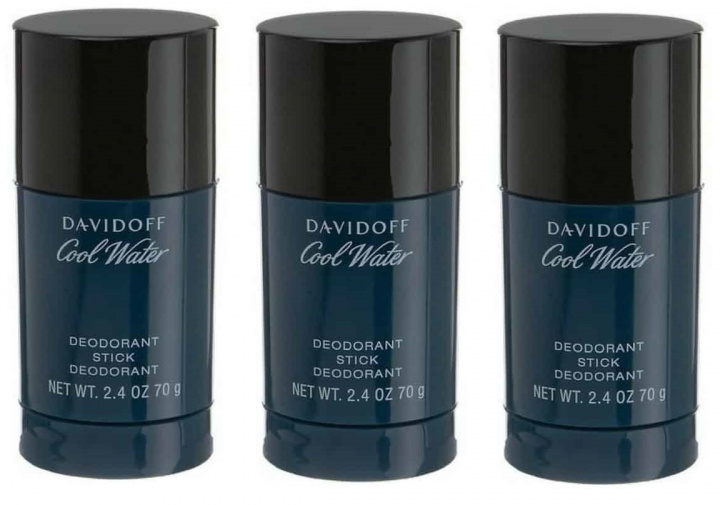 3-pack Davidoff Cool Water Man Deostick 75ml i gruppen SKÖNHET & HÄLSA / Doft & Parfym / Deodorant / Deo för honom hos TP E-commerce Nordic AB (38-57121PKT)