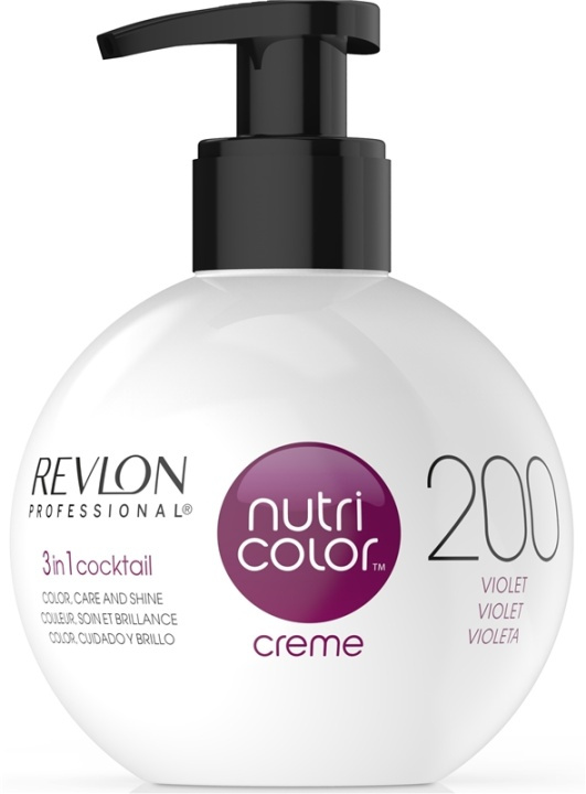 Revlon Nutri Color 200 Violet 240ml i gruppen SKÖNHET & HÄLSA / Hår & Styling / Hårvårdsprodukter / Hårfärg / Hårfärg & Färgbomb hos TP E-commerce Nordic AB (38-57213)