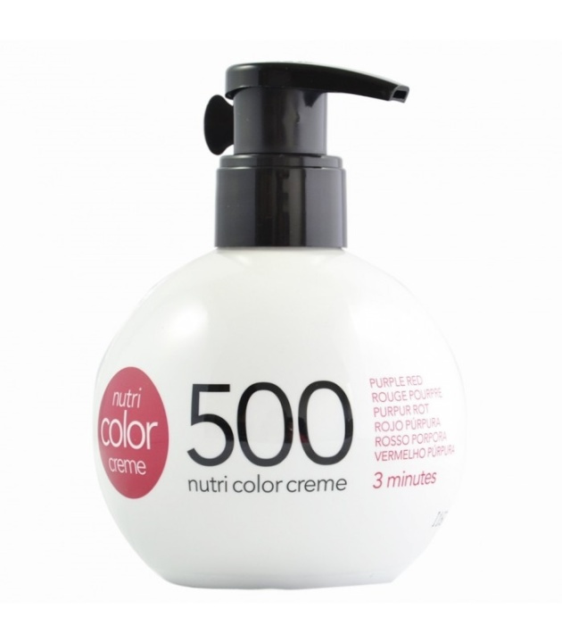 Revlon Nutri Color 500 Purple Red 240ml i gruppen SKÖNHET & HÄLSA / Hår & Styling / Hårvårdsprodukter / Hårfärg / Hårfärg & Färgbomb hos TP E-commerce Nordic AB (38-57220)