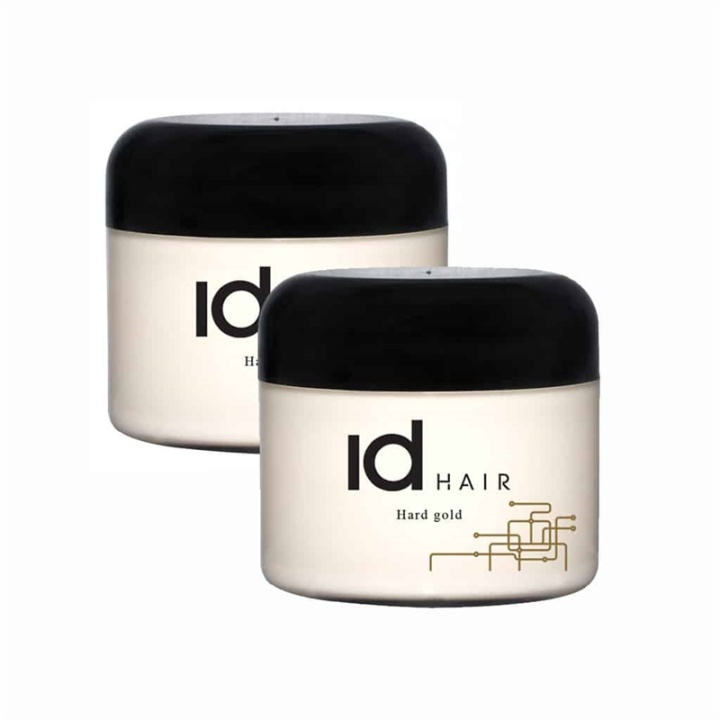 2-pack ID Hair Hard Gold Wax 100ml i gruppen SKÖNHET & HÄLSA / Hår & Styling / Hårstylingprodukter / Hårvax hos TP E-commerce Nordic AB (38-57378)