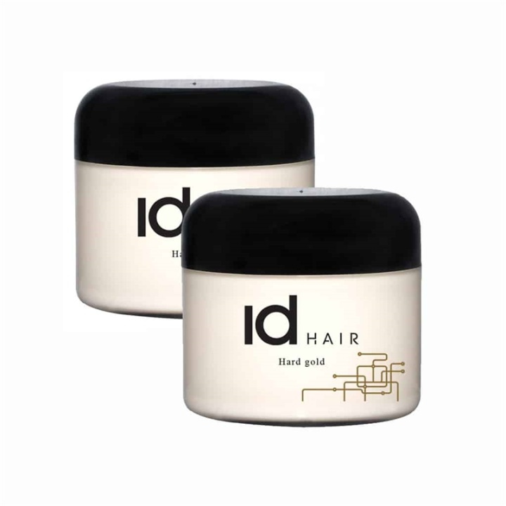 ID Hair 2-pack ID Hair Hard Gold Wax 100ml i gruppen SKÖNHET & HÄLSA / Hår & Styling / Hårstylingprodukter / Hårvax hos TP E-commerce Nordic AB (38-57378)