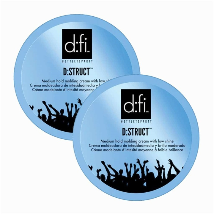 D:fi 2-pack D:fi D:struct Molding Cream Blå Stor 150g i gruppen SKÖNHET & HÄLSA / Hår & Styling / Hårstylingprodukter / Hårvax hos TP E-commerce Nordic AB (38-57498)