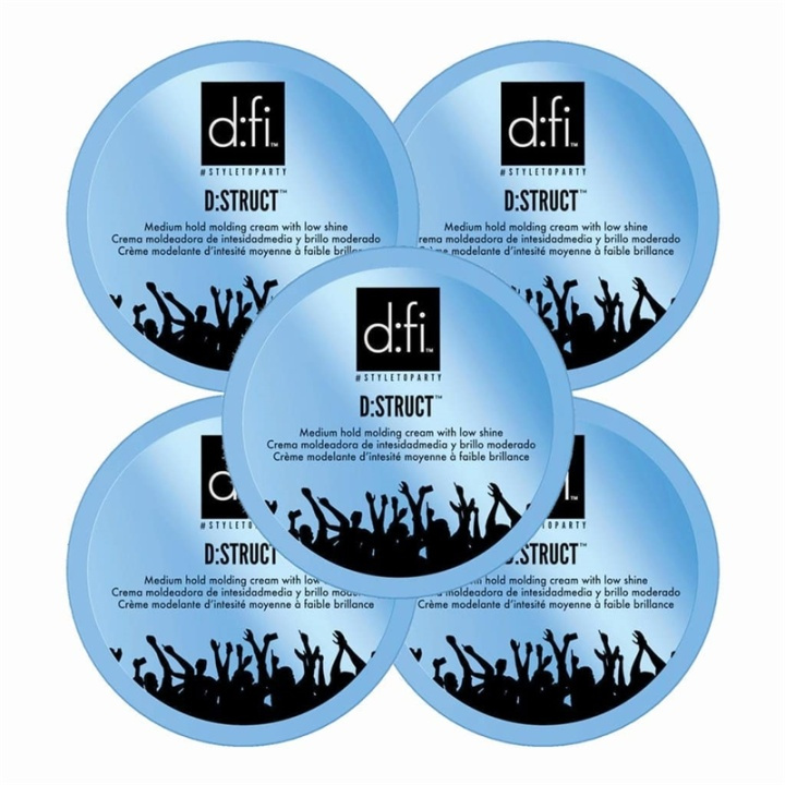 D:fi 5-pack D:fi D:struct Molding Cream Blå Stor 150g i gruppen SKÖNHET & HÄLSA / Hår & Styling / Hårstylingprodukter / Hårvax hos TP E-commerce Nordic AB (38-57533)