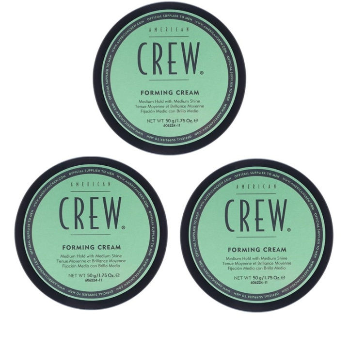 American Crew 3-pack American Crew Forming Cream 85g i gruppen SKÖNHET & HÄLSA / Hår & Styling / Hårstylingprodukter / Hårvax hos TP E-commerce Nordic AB (38-57547)