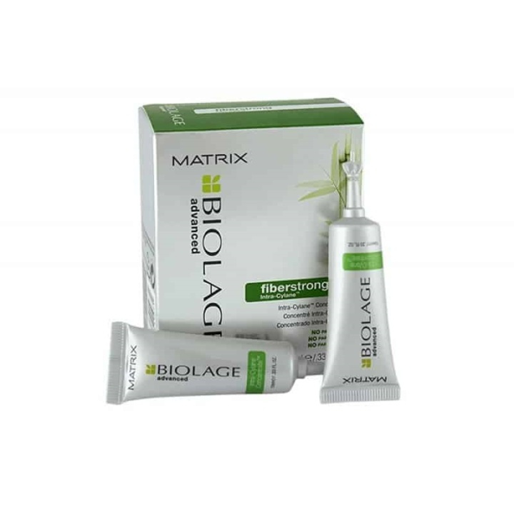 Matrix Biolage Fiberstrong Intra-Cylane 10x10ml i gruppen SKÖNHET & HÄLSA / Hår & Styling / Hårvårdsprodukter / Hårinpackning hos TP E-commerce Nordic AB (38-57568)
