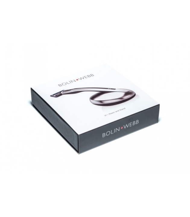 Bolin Webb Giftset Bolin Webb Razor X1 Argent Black & Stand i gruppen SKÖNHET & HÄLSA / Presentkit / Presentkit För Honom hos TP E-commerce Nordic AB (38-57994)