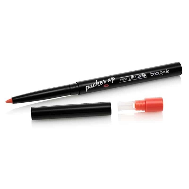 Beauty UK Pucker Up - Twist Lip Liner No.4 Peachy Kiss i gruppen SKÖNHET & HÄLSA / Makeup / Läppar / Läppenna hos TP E-commerce Nordic AB (38-58560)