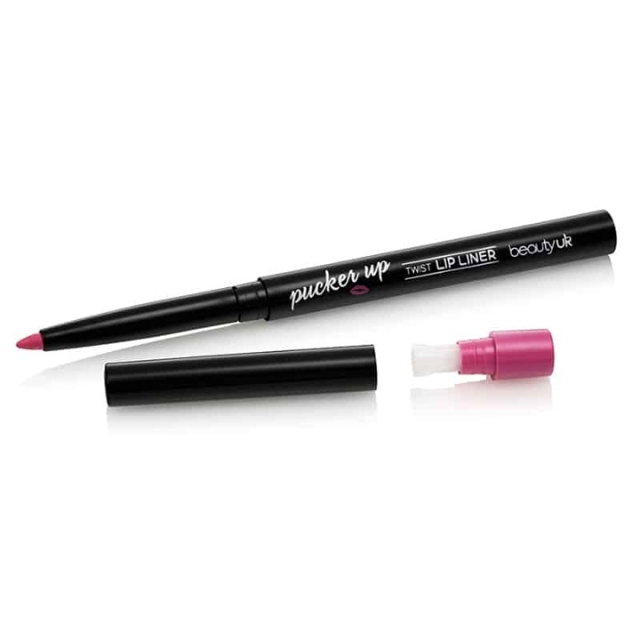 Beauty UK Pucker Up - Twist Lip Liner No.6 Purple Pleaser i gruppen SKÖNHET & HÄLSA / Makeup / Läppar / Läppenna hos TP E-commerce Nordic AB (38-58562)