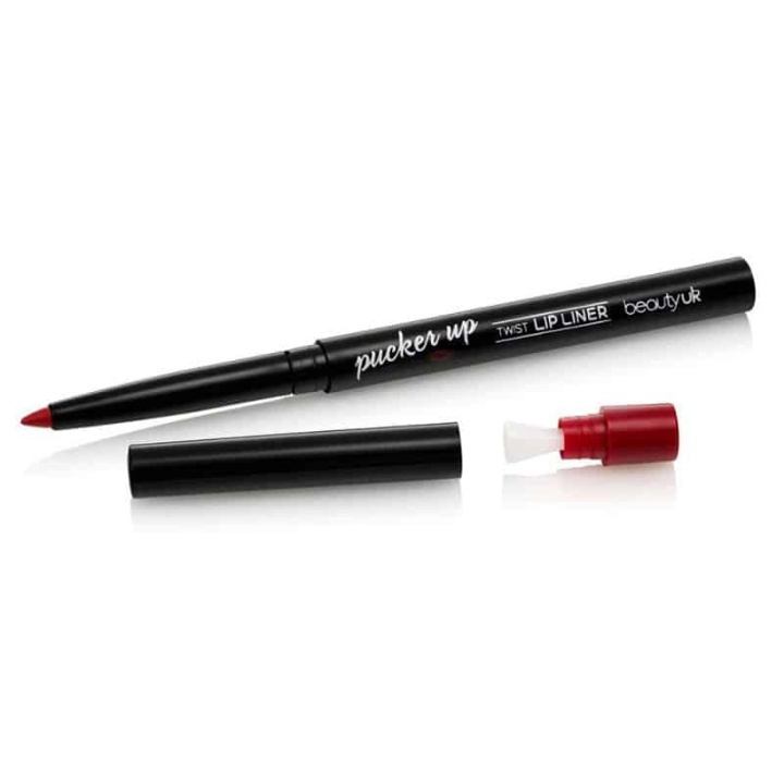 Beauty UK Pucker Up - Twist Lip Liner No.8 Code Red i gruppen SKÖNHET & HÄLSA / Makeup / Läppar / Läppenna hos TP E-commerce Nordic AB (38-58564)