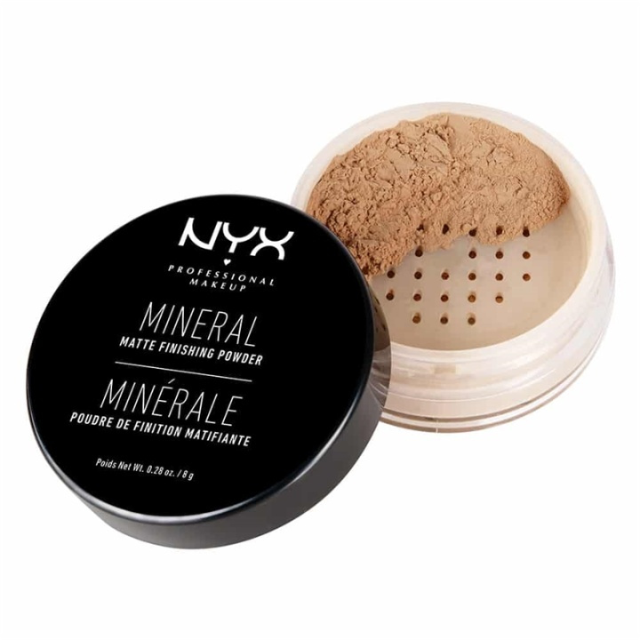 NYX PROF. MAKEUP Mineral Finishing Powder Medium/Dark i gruppen SKÖNHET & HÄLSA / Makeup / Basmakeup / Puder hos TP E-commerce Nordic AB (38-58667)