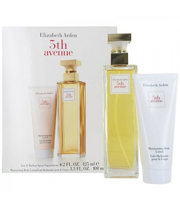 Giftset Elizabeth Arden 5th Avenue Edp 125ml + Body Lotion 100ml i gruppen SKÖNHET & HÄLSA / Doft & Parfym / Parfym / Parfymboxar hos TP E-commerce Nordic AB (38-58698)