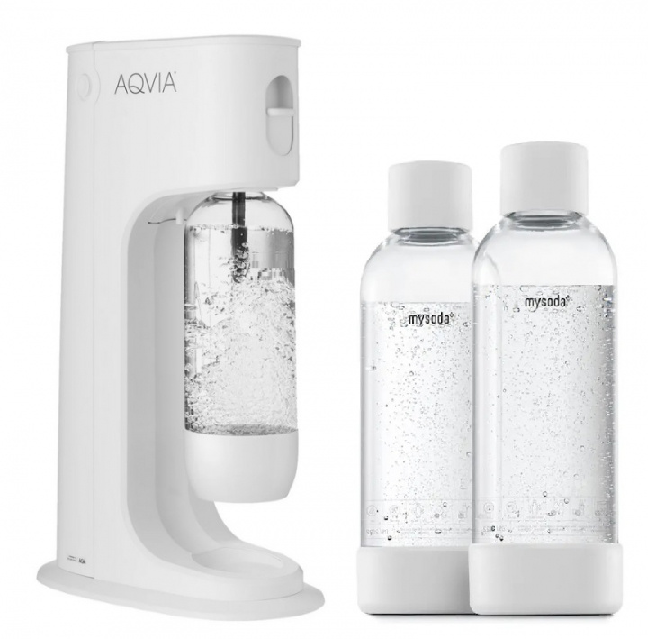 AGA Aqvia Balance Stripped + 2 x flaskor (Snow White) i gruppen HEM, HUSHÅLL & TRÄDGÅRD / Hushållsmaskiner / Vatten & Juice / Kolsyremaskiner / Kolsyremaskiner hos TP E-commerce Nordic AB (38-5876STRPKT)