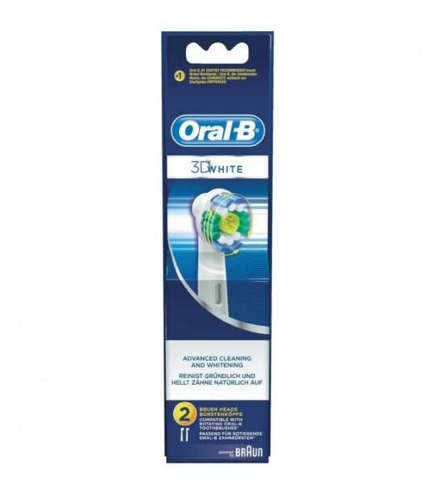 Oral-B 3D White 2 Brush Head i gruppen SKÖNHET & HÄLSA / Munvård / Borsthuvuden & Tillbehör hos TP E-commerce Nordic AB (38-58806)