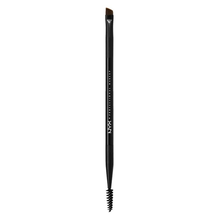 NYX PROF. MAKEUP Pro Dual Brow Brush i gruppen SKÖNHET & HÄLSA / Makeup / Verktyg & Sminkset / Borstar & Penslar hos TP E-commerce Nordic AB (38-58839)