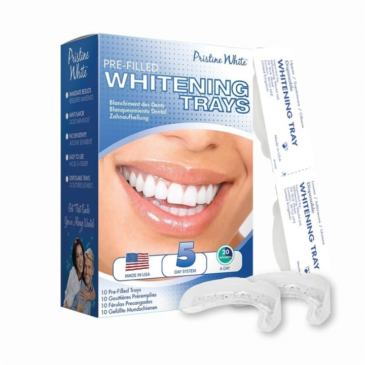 Pristine White Pre-Filled Whitening Trays i gruppen SKÖNHET & HÄLSA / Munvård / Whiteningprodukter hos TP E-commerce Nordic AB (38-59150)