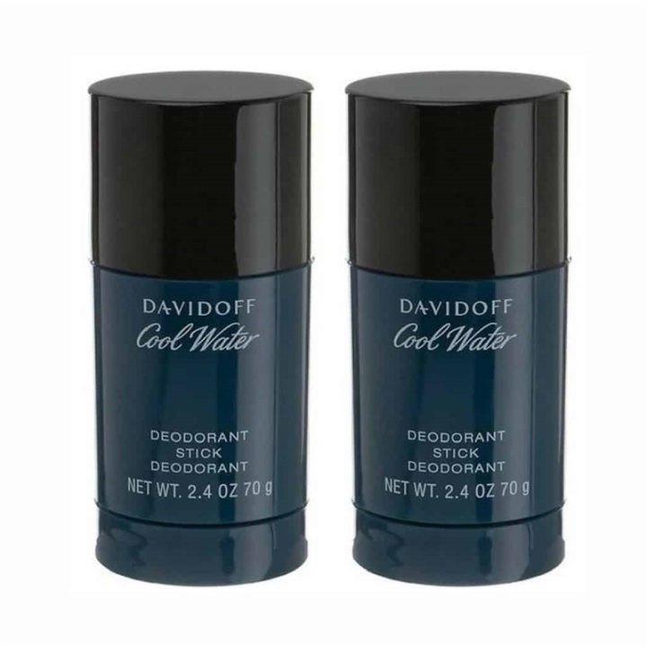 2-pack Davidoff Cool Water Man Deostick 75ml i gruppen SKÖNHET & HÄLSA / Doft & Parfym / Deodorant / Deo för honom hos TP E-commerce Nordic AB (38-59287)