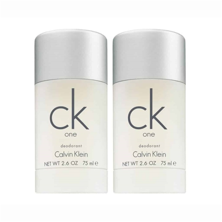 2-pack Calvin Klein CK One Deostick 75ml i gruppen SKÖNHET & HÄLSA / Doft & Parfym / Deodorant / Deo för henne hos TP E-commerce Nordic AB (38-59296)