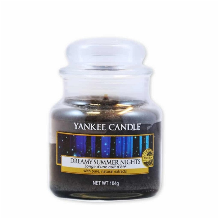 Yankee Candle Classic Small Jar Dreamy Summer Nights Candle 104g i gruppen SKÖNHET & HÄLSA / Doft & Parfym / Övrig doft / Doftljus hos TP E-commerce Nordic AB (38-59339)