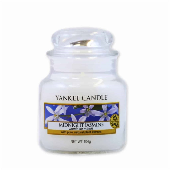 Yankee Candle Classic Small Jar Midnight Jasmine Candle 104g i gruppen SKÖNHET & HÄLSA / Doft & Parfym / Övrig doft / Doftljus hos TP E-commerce Nordic AB (38-59342)