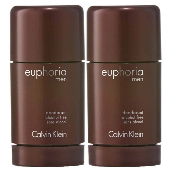 Calvin Klein 2-pack Calvin Klein Euphoria For Men Deostick 75ml i gruppen SKÖNHET & HÄLSA / Doft & Parfym / Deodorant / Deo för honom hos TP E-commerce Nordic AB (38-59363)
