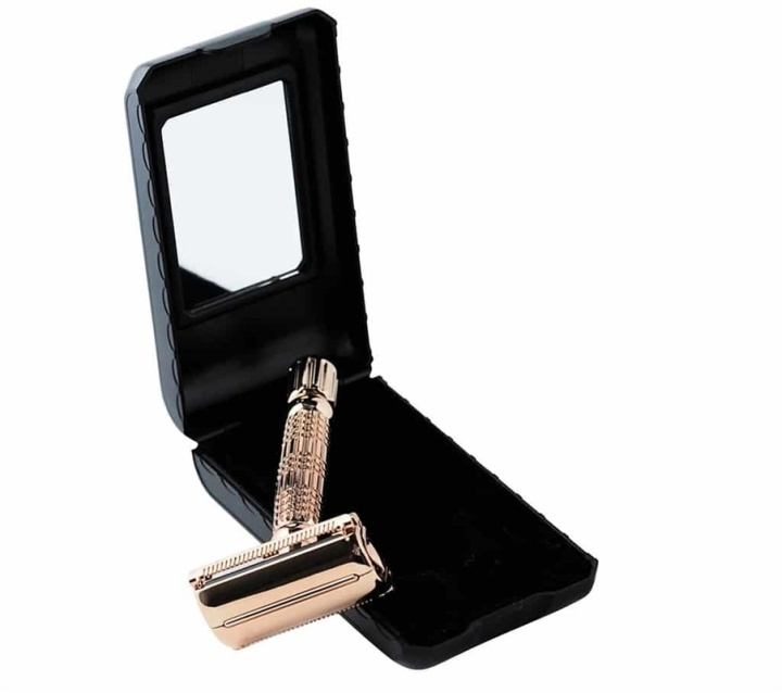 Beard Monkey Twist Razor Rose Gold i gruppen SKÖNHET & HÄLSA / Hår & Styling / Rakning & Trimning / Rakhyvlar & Tillbehör hos TP E-commerce Nordic AB (38-59389)