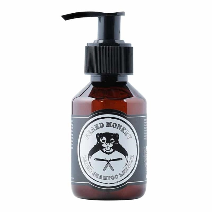 Beard Monkey Beard Shampoo Licorice 100ml i gruppen SKÖNHET & HÄLSA / Hår & Styling / Skäggvård / Skäggschampo hos TP E-commerce Nordic AB (38-59394)