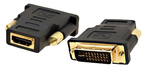 DVI-I hane till HDMI hona adapter i gruppen HEMELEKTRONIK / Kablar & Adaptrar / HDMI / Adaptrar hos TP E-commerce Nordic AB (38-5967)