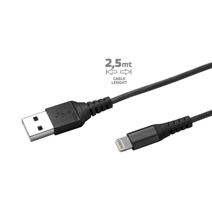 Celly Extreme Cable Lightning 25cm S i gruppen SMARTPHONE & SURFPLATTOR / Laddare & Kablar / Kablar / Kablar Lightning hos TP E-commerce Nordic AB (38-59727)