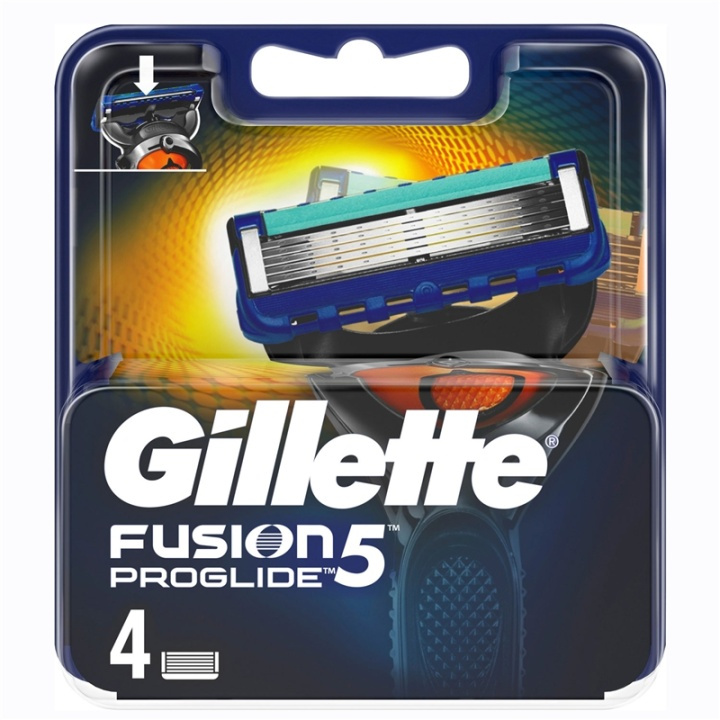 Gillette Rakblad Proglide Manual 4-pack (263844) i gruppen SKÖNHET & HÄLSA / Hår & Styling / Rakning & Trimning / Rakhyvlar & Tillbehör hos TP E-commerce Nordic AB (38-60046)