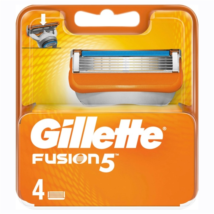 Gillette Rakblad Fusion 4-pack (851294) i gruppen SKÖNHET & HÄLSA / Hår & Styling / Rakning & Trimning / Rakhyvlar & Tillbehör hos TP E-commerce Nordic AB (38-60051)