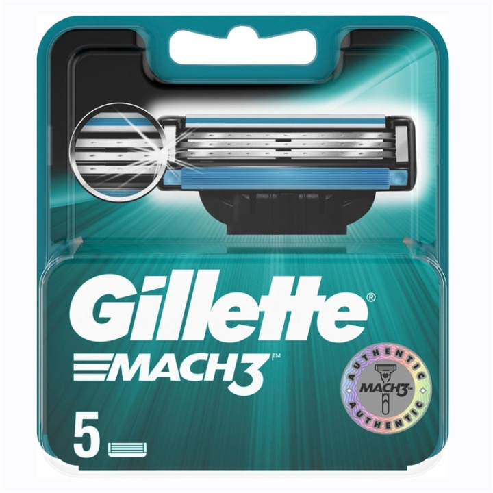 Gillette Rakblad Mach3 5-pack (462933) i gruppen SKÖNHET & HÄLSA / Hår & Styling / Rakning & Trimning / Rakhyvlar & Tillbehör hos TP E-commerce Nordic AB (38-60054)