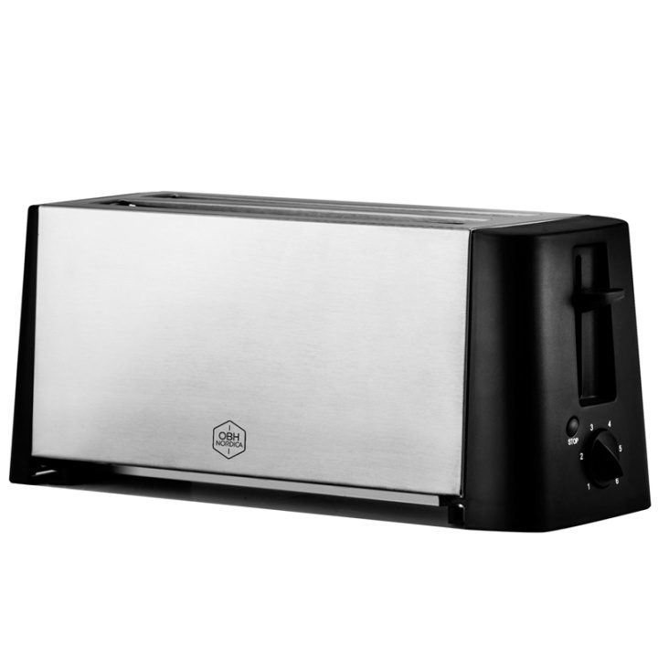 OBH Nordica Brödrost Design Inox 2234 i gruppen HEM, HUSHÅLL & TRÄDGÅRD / Hushållsmaskiner / Brödrostar & Bordsgrillar / Brödrostar hos TP E-commerce Nordic AB (38-60585)