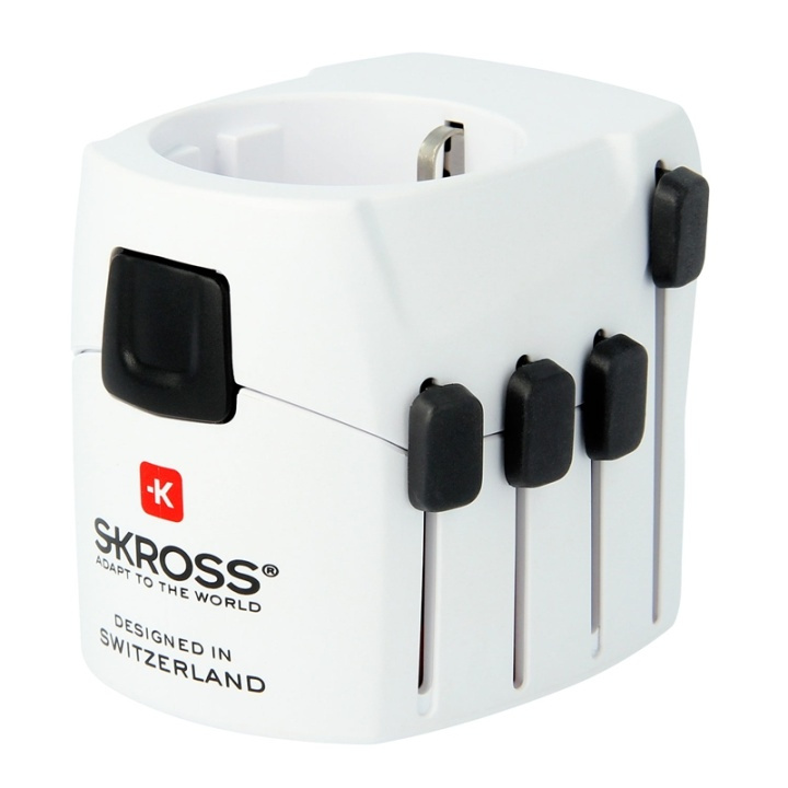 SKROSS World Adapter PRO (1.103141) i gruppen HEM, HUSHÅLL & TRÄDGÅRD / El & Belysning / Reseadaptrar hos TP E-commerce Nordic AB (38-60945)