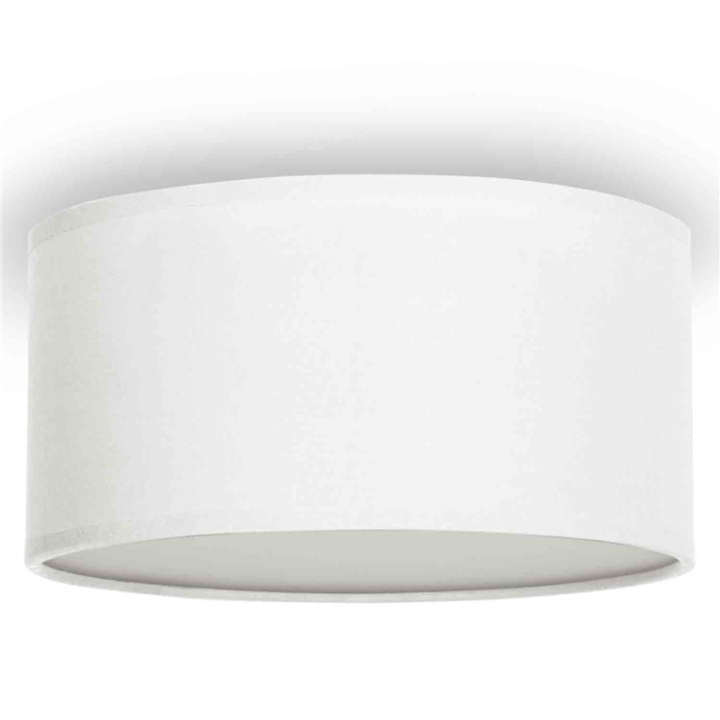 Smartwares Taklampa Textil Ø20cm Vit i gruppen HEMELEKTRONIK / Belysning / Taklampor hos TP E-commerce Nordic AB (38-60964)