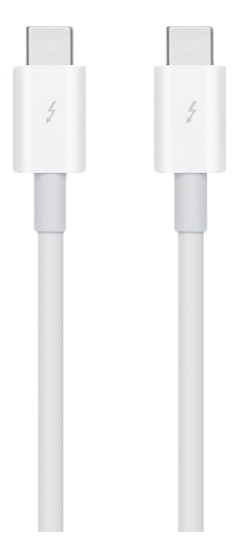 Apple Thunderbolt 3 kabel, 0,8m, upp till 40 Gbit/s,upp till 100 W,vit i gruppen DATORER & KRINGUTRUSTNING / Datorkablar / Apple Thunderbolt hos Teknikproffset Nordic AB (38-61224)