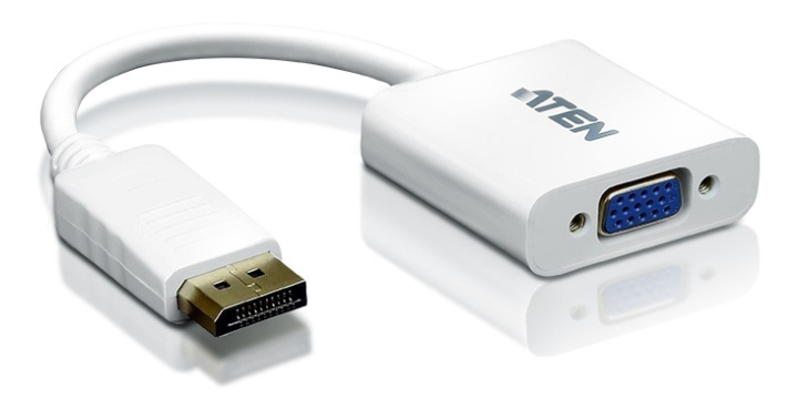 ATEN DisplayPort to VGA adapter, Up to 1920x1200 i gruppen DATORER & KRINGUTRUSTNING / Datorkablar / DisplayPort / Adaptrar hos TP E-commerce Nordic AB (38-61285)