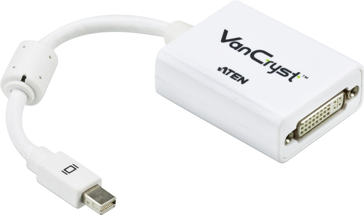 ATEN mini DisplayPort till DVI-I singlelink adapter, ha - ho, 0,2m,vit i gruppen DATORER & KRINGUTRUSTNING / Datorkablar / DisplayPort / Adaptrar hos TP E-commerce Nordic AB (38-61289)