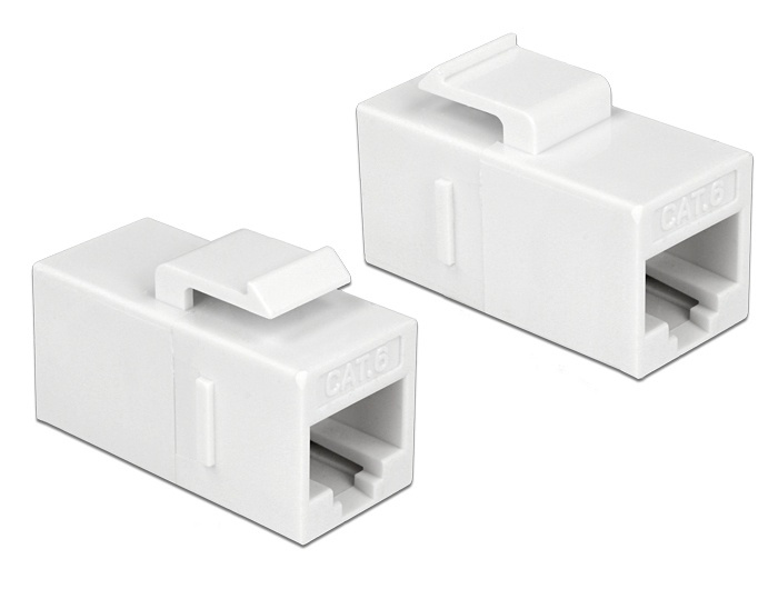 DeLock 86379 Keystone-modul RJ45-kontakt till RJ45-kontakt Cat.6 UTP v i gruppen DATORER & KRINGUTRUSTNING / Datorkablar / Nätverkskablar / Adaptrar & Skarvdon hos TP E-commerce Nordic AB (38-61423)