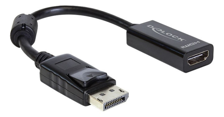 Delock Adapter Displayport 1.1 male > HDMI female Passive black i gruppen HEMELEKTRONIK / Kablar & Adaptrar / HDMI / Adaptrar hos TP E-commerce Nordic AB (38-61426)