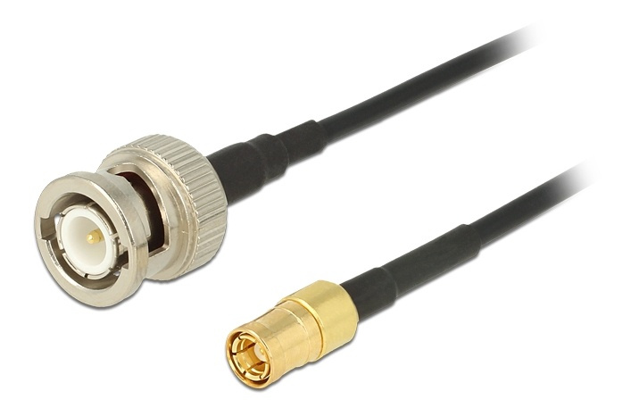 Delock Antenna Cable BNC Plug > SMB Plug RG-174 3 m i gruppen HEMELEKTRONIK / Kablar & Adaptrar / Antennkablar & Tillbehör / Antennkablar hos TP E-commerce Nordic AB (38-61444)