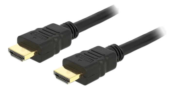 Delock Cable High Speed HDMI with Ethernet - HDMI A male > HDMI A male i gruppen HEMELEKTRONIK / Kablar & Adaptrar / HDMI / Kablar hos TP E-commerce Nordic AB (38-61447)