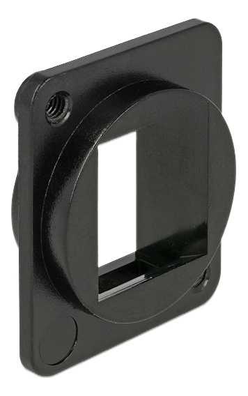 Delock Keystone Halterung 1 port for D-Type | DATORER & KRINGUTRUSTNING - Datorkablar - Nätverkskablar - Adaptrar & Skarvdon | GameStuff