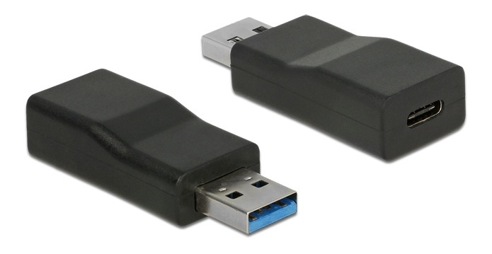 DeLOCK USB omvandlare, USB-C - USB-A, 3.1 Gen 2, svart i gruppen DATORER & KRINGUTRUSTNING / Datorkablar / USB-kablar / USB-A / Adaptrar hos TP E-commerce Nordic AB (38-61529)