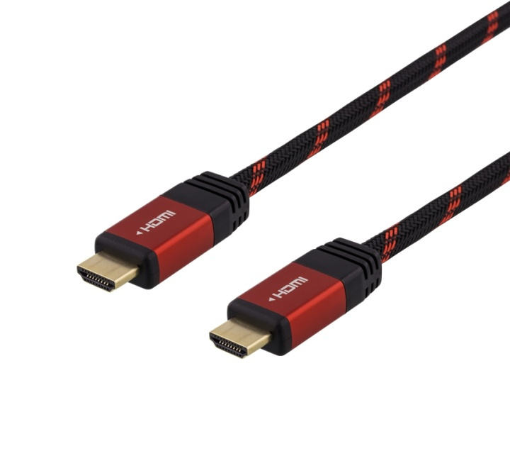 DELTACO GAMING HDMI-kabel, Ultra HD 60Hz, 2m, kompatibel med Nintendo Switch i gruppen HEMELEKTRONIK / Spelkonsoler & Tillbehör / Nintendo Switch / Tillbehör hos TP E-commerce Nordic AB (38-61829)