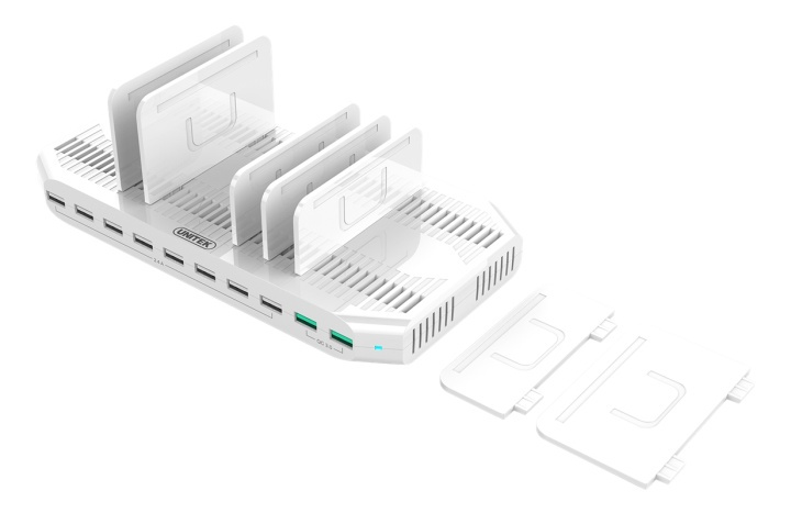 96W 10-Port USB Smart Charging Station i gruppen SMARTPHONE & SURFPLATTOR / Laddare & Kablar / Dockstationer hos TP E-commerce Nordic AB (38-61859)