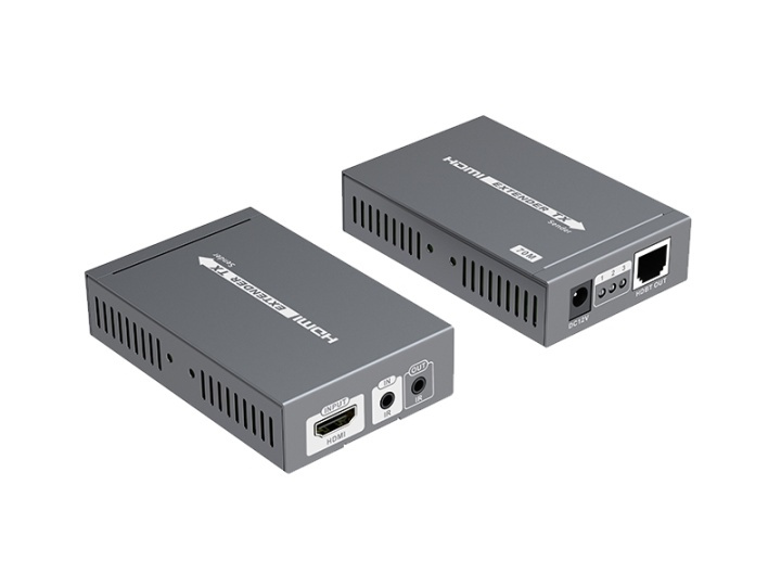 HDMI Förstärkare över Ethernet, 70m, PoE, HDBase T, svart i gruppen HEMELEKTRONIK / Kablar & Adaptrar / HDMI / Adaptrar hos TP E-commerce Nordic AB (38-61873)
