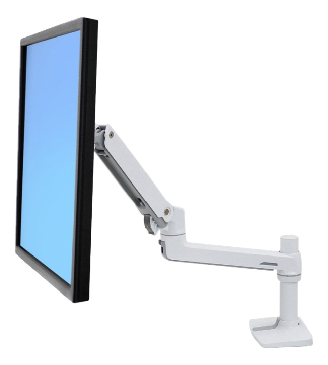 Ergotron LX monitorarm för LCD/TFT-monitor, vit, bord i gruppen DATORER & KRINGUTRUSTNING / Datorskärmar & Tillbehör / Monitorarmar & fästen hos TP E-commerce Nordic AB (38-62051)