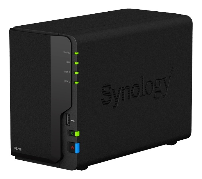 Synology DiskStation DS218 i gruppen DATORER & KRINGUTRUSTNING / Nätverk / NAS-enheter hos TP E-commerce Nordic AB (38-62430)