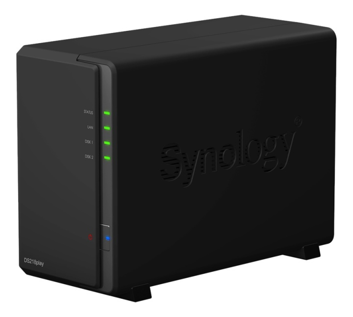 Synology DiskStation DS218play i gruppen DATORER & KRINGUTRUSTNING / Nätverk / NAS-enheter hos TP E-commerce Nordic AB (38-62433)