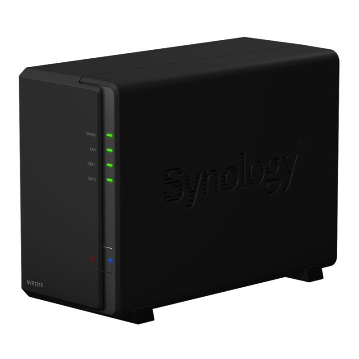 Synology Network Video Recorder NVR1218, 12 Channels, 1080p, USB, COM, i gruppen HEM, HUSHÅLL & TRÄDGÅRD / Larm & Säkerhet / Övervakningskameror / NVR-enheter hos TP E-commerce Nordic AB (38-62437)